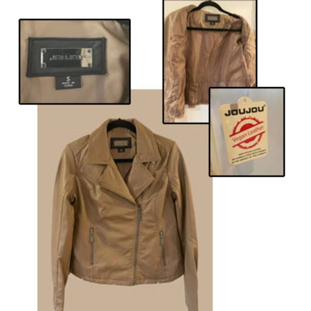 Womens moto (Jou Jou) Jacket - Vegan Leather